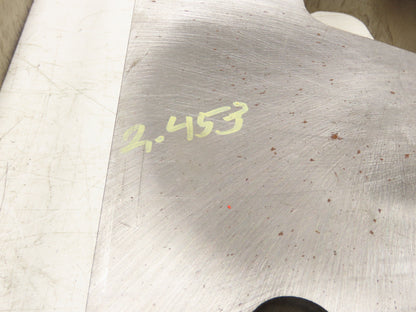 Mild Carbon Steel Flat Ground Stock 2-7/16" x 14-1/4"x 26"  Lot of 2pcs