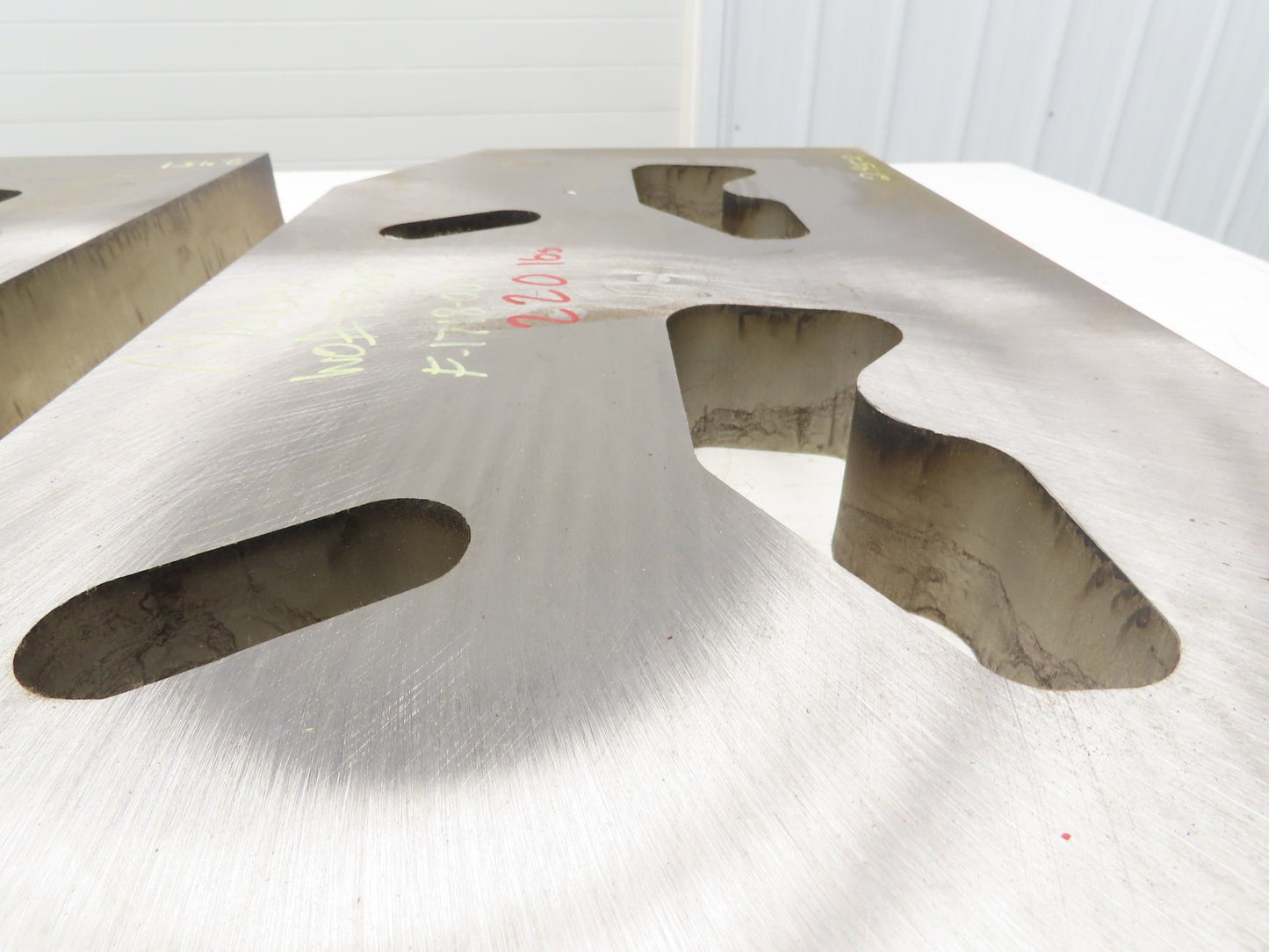 Mild Carbon Steel Flat Ground Stock 2-7/16" x 14-1/4"x 26"  Lot of 2pcs