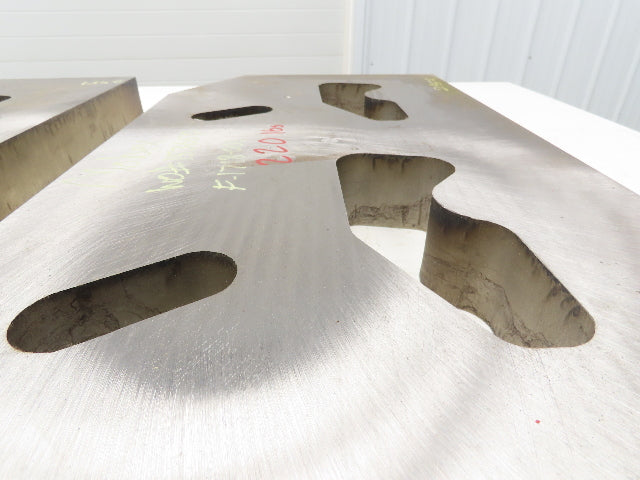 Mild Carbon Steel Flat Ground Stock 2-7/16" x 14-1/4"x 26"  Lot of 2pcs