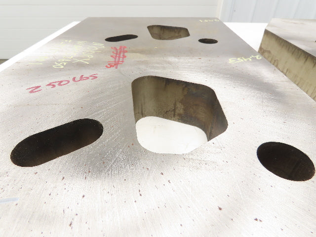 Mild Carbon Steel Flat Ground Stock 2-7/16" x 14-1/4"x 26"  Lot of 2pcs