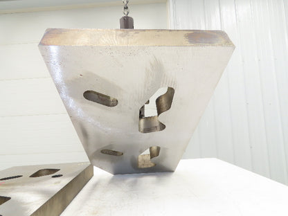 Mild Carbon Steel Flat Ground Stock 2-7/16" x 14-1/4"x 26"  Lot of 2pcs