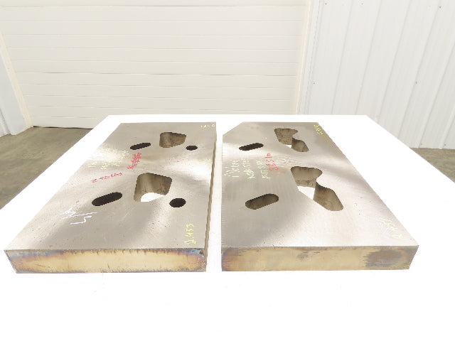 Mild Carbon Steel Flat Ground Stock 2-7/16" x 14-1/4"x 26"  Lot of 2pcs