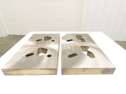 Mild Carbon Steel Flat Ground Stock 2-7/16" x 14-1/4"x 26"  Lot of 2pcs