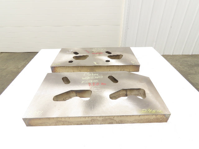 Mild Carbon Steel Flat Ground Stock 2-7/16" x 14-1/4"x 26"  Lot of 2pcs