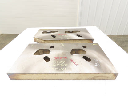 Mild Carbon Steel Flat Ground Stock 2-7/16" x 14-1/4"x 26"  Lot of 2pcs