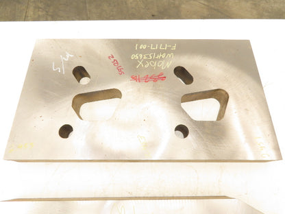 Mild Carbon Steel Flat Ground Stock 2-7/16" x 14-1/4"x 26"  Lot of 2pcs