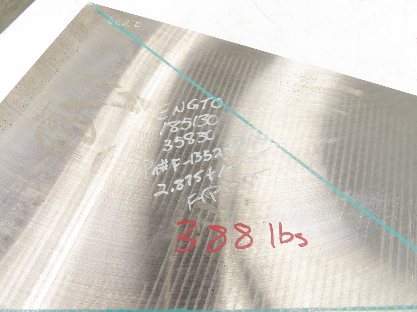 Mild Carbon Steel Flat Ground Stock 2-7/8" x 13-3/4" x 34-1/2"  380Lbs