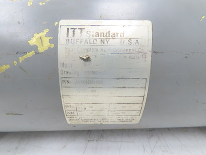 ITT Standard 5-030-08-024-005 BCF 4-Pass Heat Exchanger Brass Shell 300psi