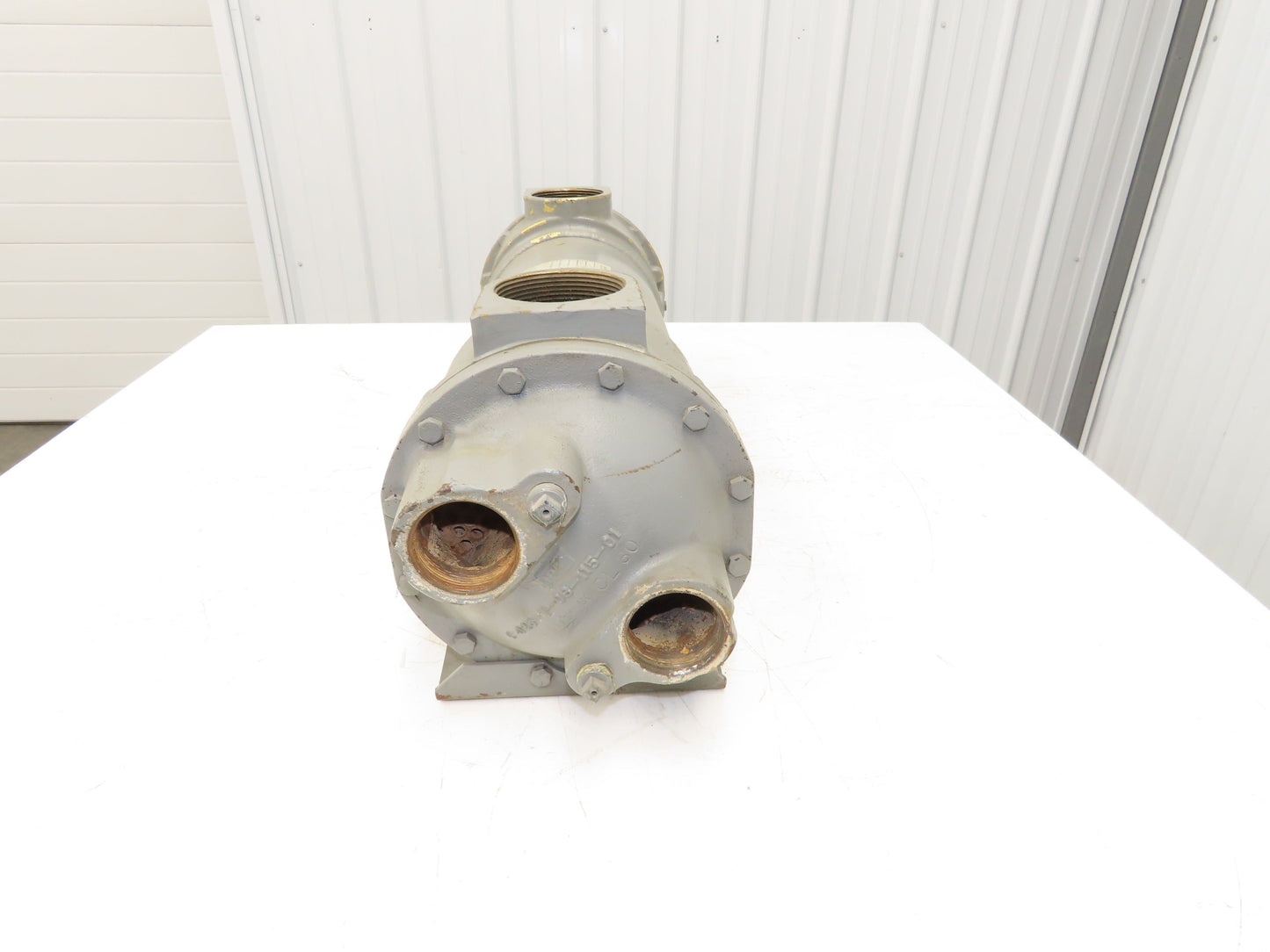 ITT Standard 5-030-08-024-005 BCF 4-Pass Heat Exchanger Brass Shell 300psi