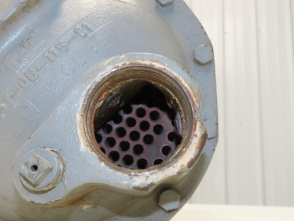 ITT Standard 5-030-08-024-005 BCF 4-Pass Heat Exchanger Brass Shell 300psi