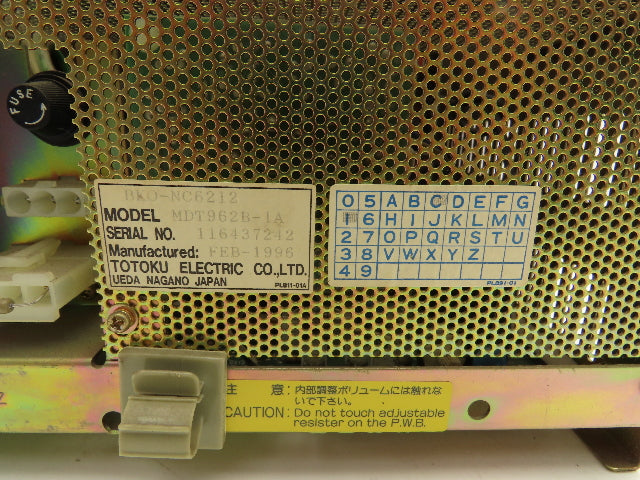 Mitsubishi Totoku MDT962B-1A Monitor Display Screen Burn-In