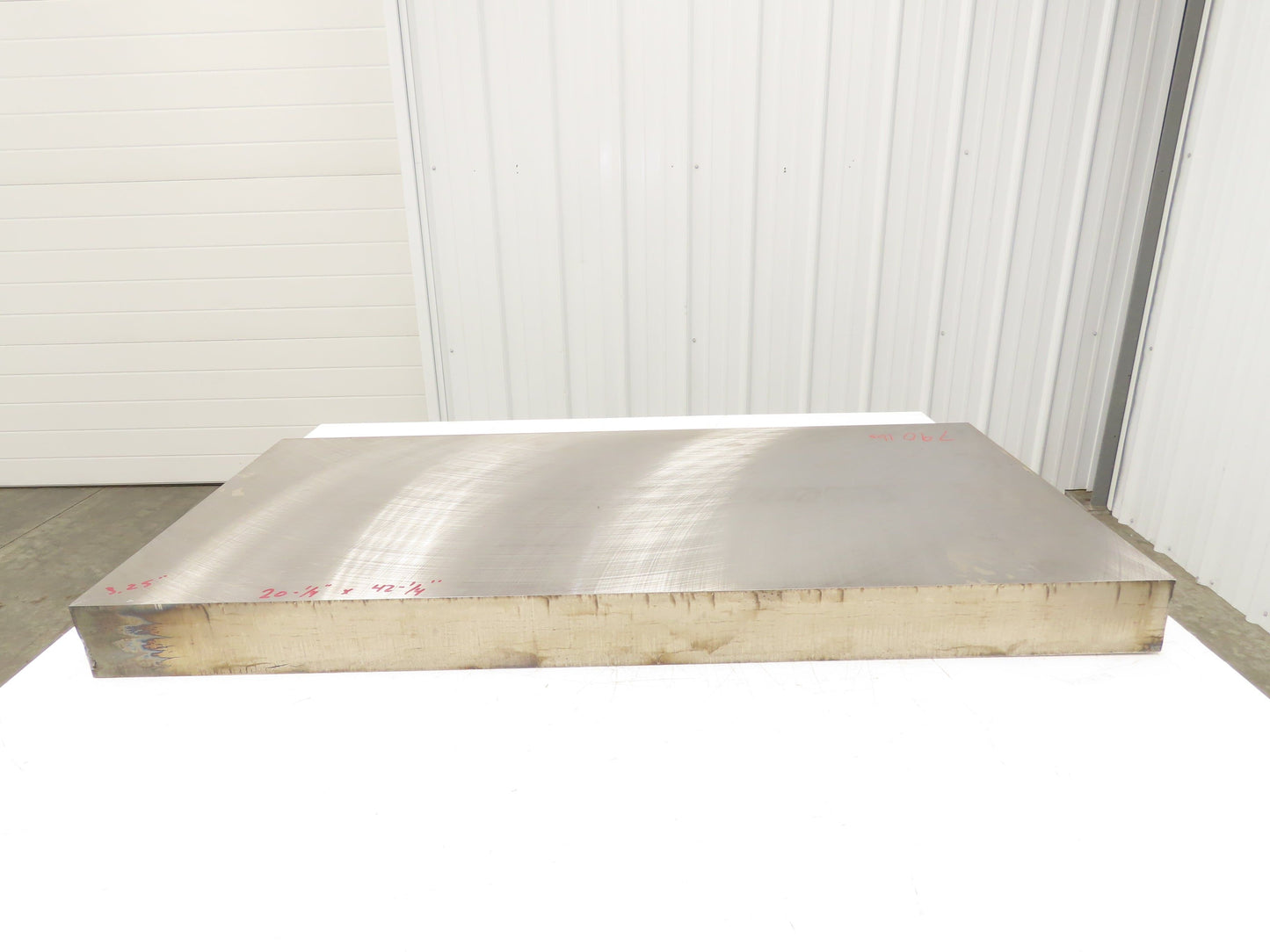 Mild Carbon Steel Flat Ground Stock 3-1/4" x 20-1/4" x 42-1/4"  790Lbs