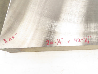 Mild Carbon Steel Flat Ground Stock 3-1/4" x 20-1/4" x 42-1/4"  790Lbs