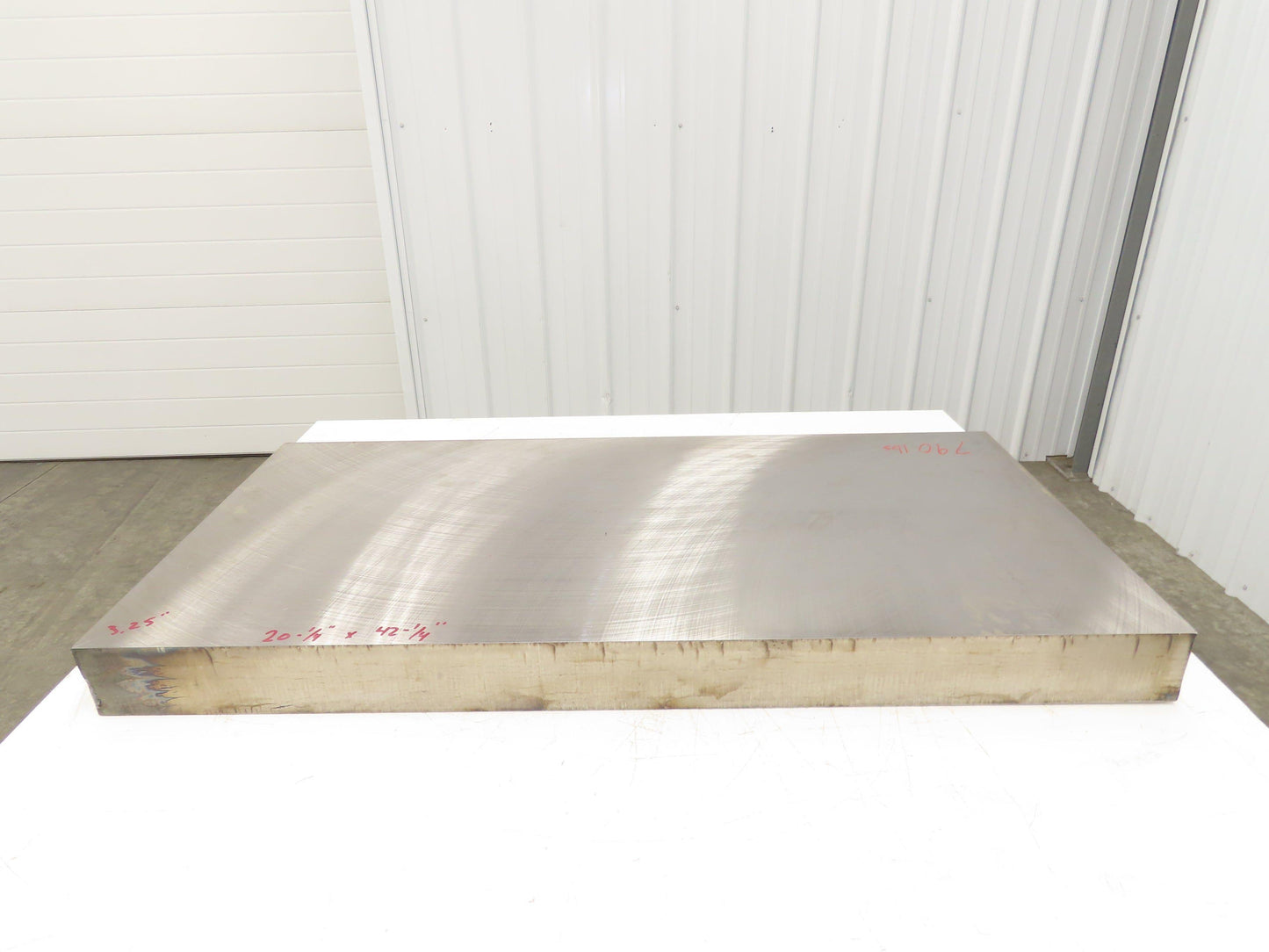 Mild Carbon Steel Flat Ground Stock 3-1/4" x 20-1/4" x 42-1/4"  790Lbs