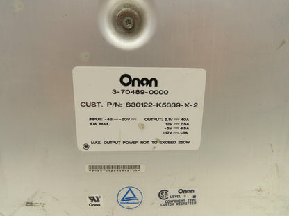 Onan 3-70489-0000 Level 3 Component Type Custom Rectifier 250W