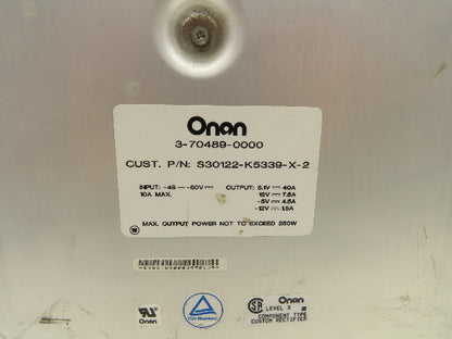 Onan 3-70489-0000 Level 3 Component Type Custom Rectifier 250W