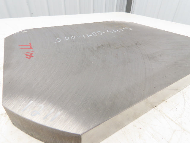 Mild Carbon Steel Flat Ground Stock 1.21" x 14" x 16-1/2"  75Lbs