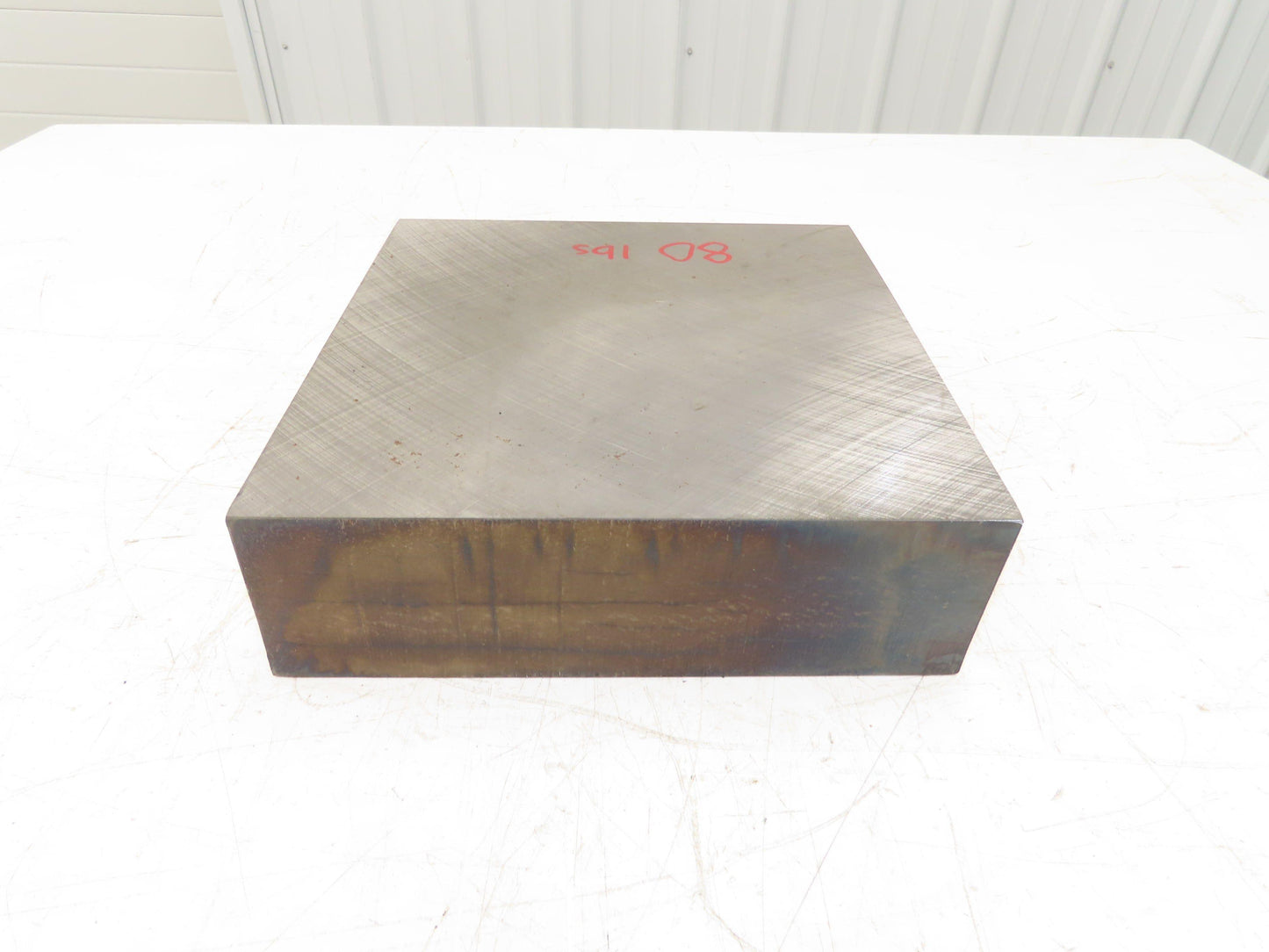 Mild Carbon Steel Flat Ground Stock 2.91" x 9-7/8" Square  75Lbs