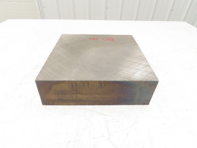 Mild Carbon Steel Flat Ground Stock 2.91" x 9-7/8" Square  75Lbs