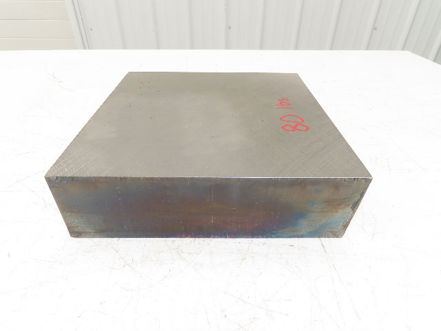 Mild Carbon Steel Flat Ground Stock 2.91" x 9-7/8" Square  75Lbs