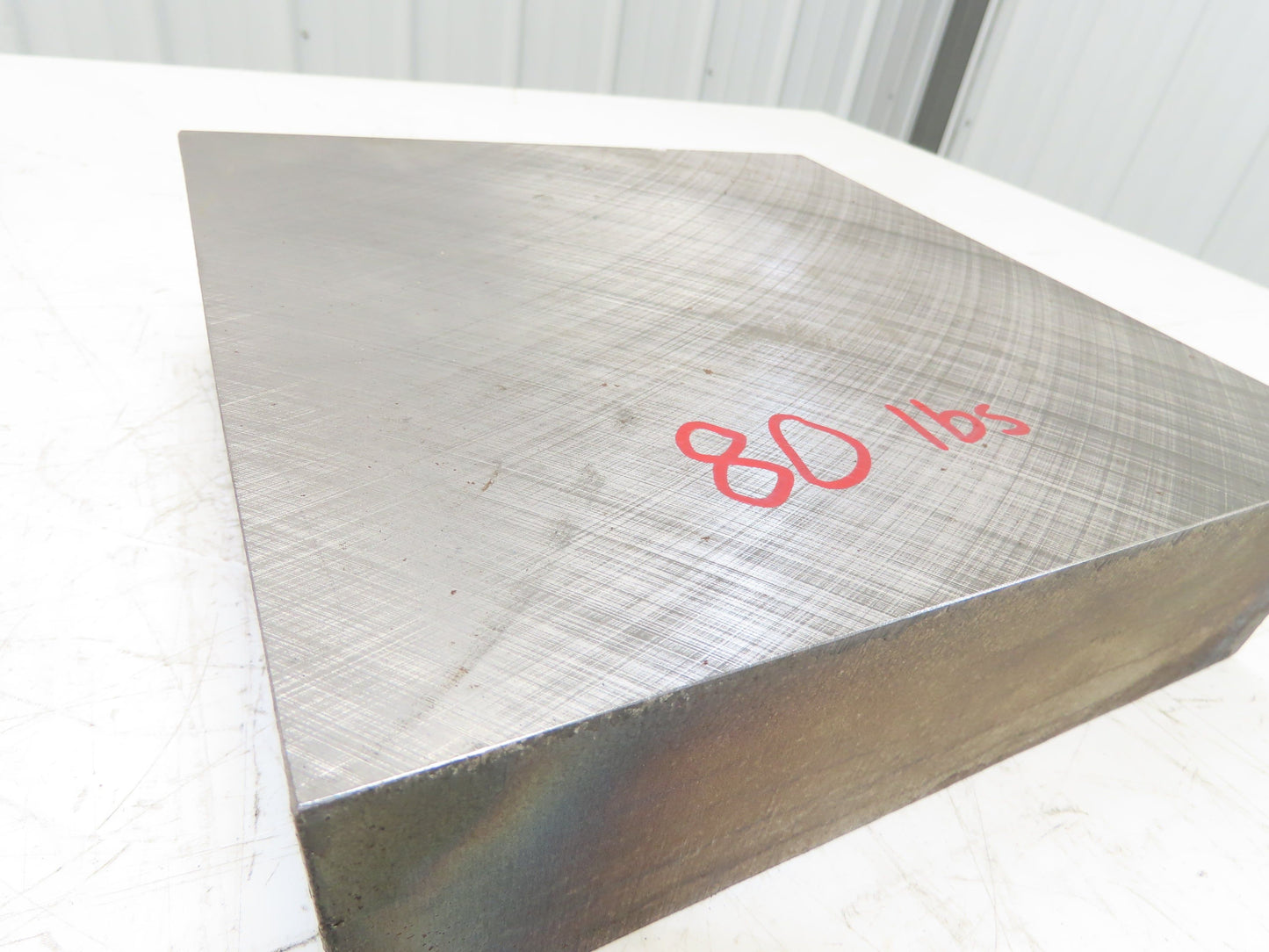 Mild Carbon Steel Flat Ground Stock 2.91" x 9-7/8" Square  75Lbs