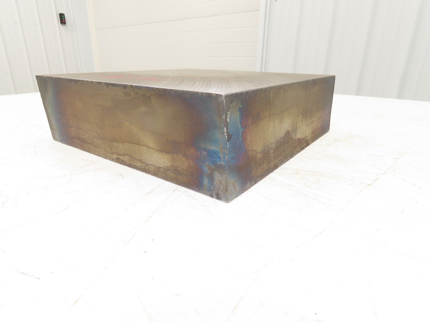 Mild Carbon Steel Flat Ground Stock 2.91" x 9-7/8" Square  75Lbs