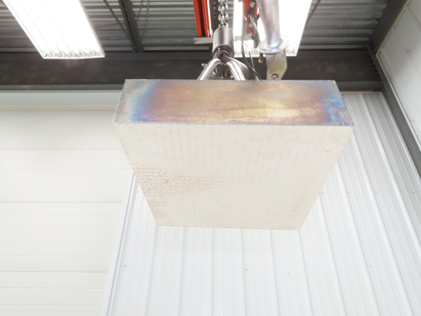 Mild Carbon Steel Flat Ground Stock 2.91" x 9-7/8" Square  75Lbs