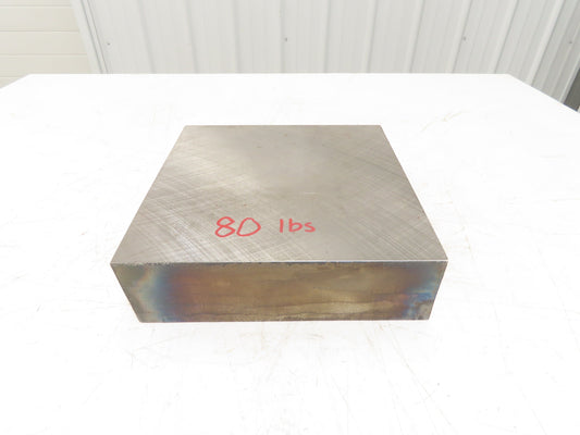 Mild Carbon Steel Flat Ground Stock 2.91" x 9-7/8" Square  75Lbs