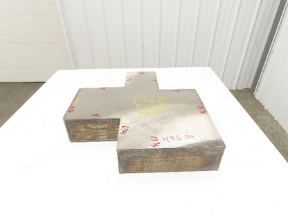 Mild Carbon Steel Flat Ground Stock 4.81" x 22-3/4" x 24-1/8"  490Lbs