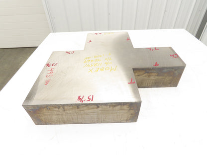 Mild Carbon Steel Flat Ground Stock 4.81" x 22-3/4" x 24-1/8"  490Lbs