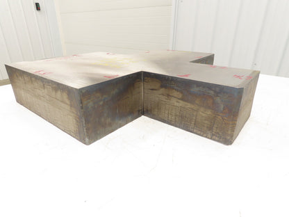 Mild Carbon Steel Flat Ground Stock 4.81" x 22-3/4" x 24-1/8"  490Lbs