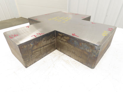 Mild Carbon Steel Flat Ground Stock 4.81" x 22-3/4" x 24-1/8"  490Lbs