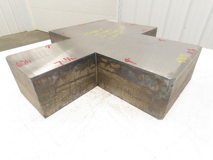 Mild Carbon Steel Flat Ground Stock 4.81" x 22-3/4" x 24-1/8"  490Lbs