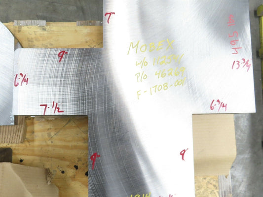 Mild Carbon Steel Flat Ground Stock 4.81" x 22-3/4" x 24-1/8"  490Lbs