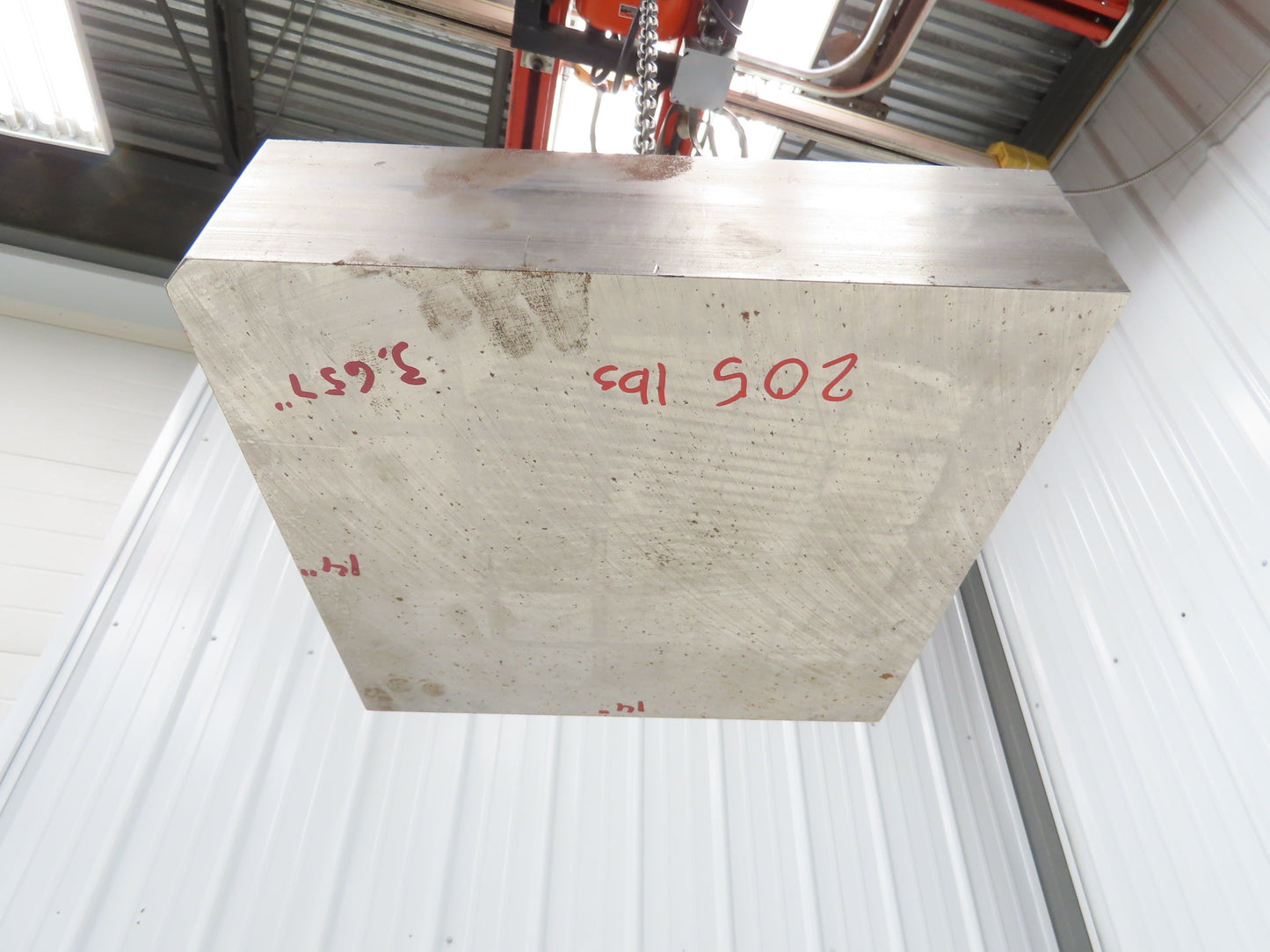 Mild Carbon Steel Flat Ground Stock 3.65" x 14" Square  200Lbs