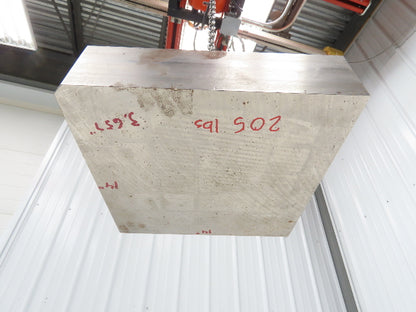 Mild Carbon Steel Flat Ground Stock 3.65" x 14" Square  200Lbs