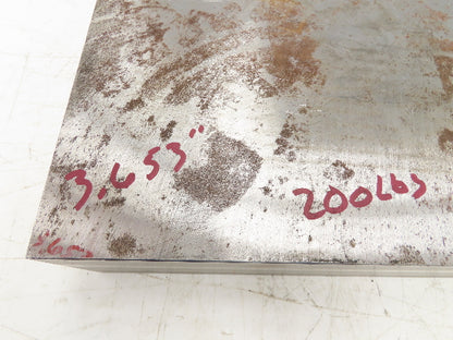 Mild Carbon Steel Flat Ground Stock 3.65" x 14" Square  200Lbs