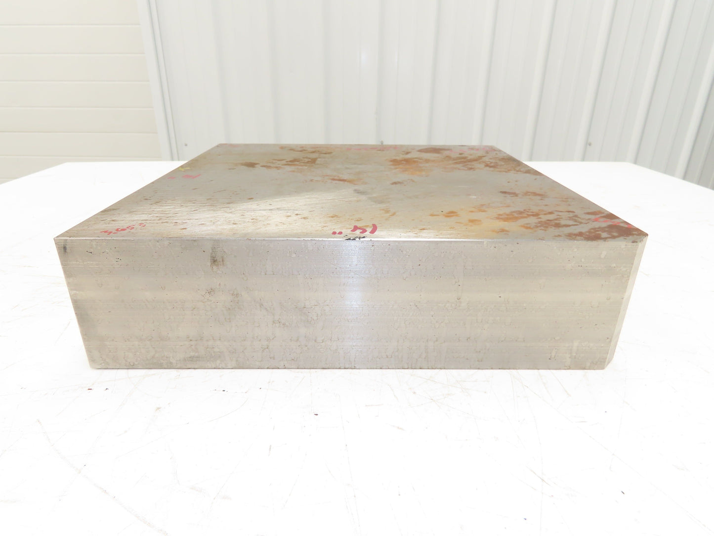 Mild Carbon Steel Flat Ground Stock 3.65" x 14" Square  200Lbs