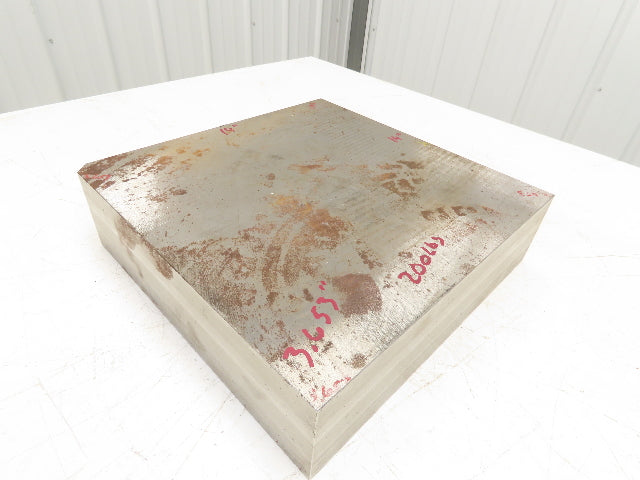Mild Carbon Steel Flat Ground Stock 3.65" x 14" Square  200Lbs