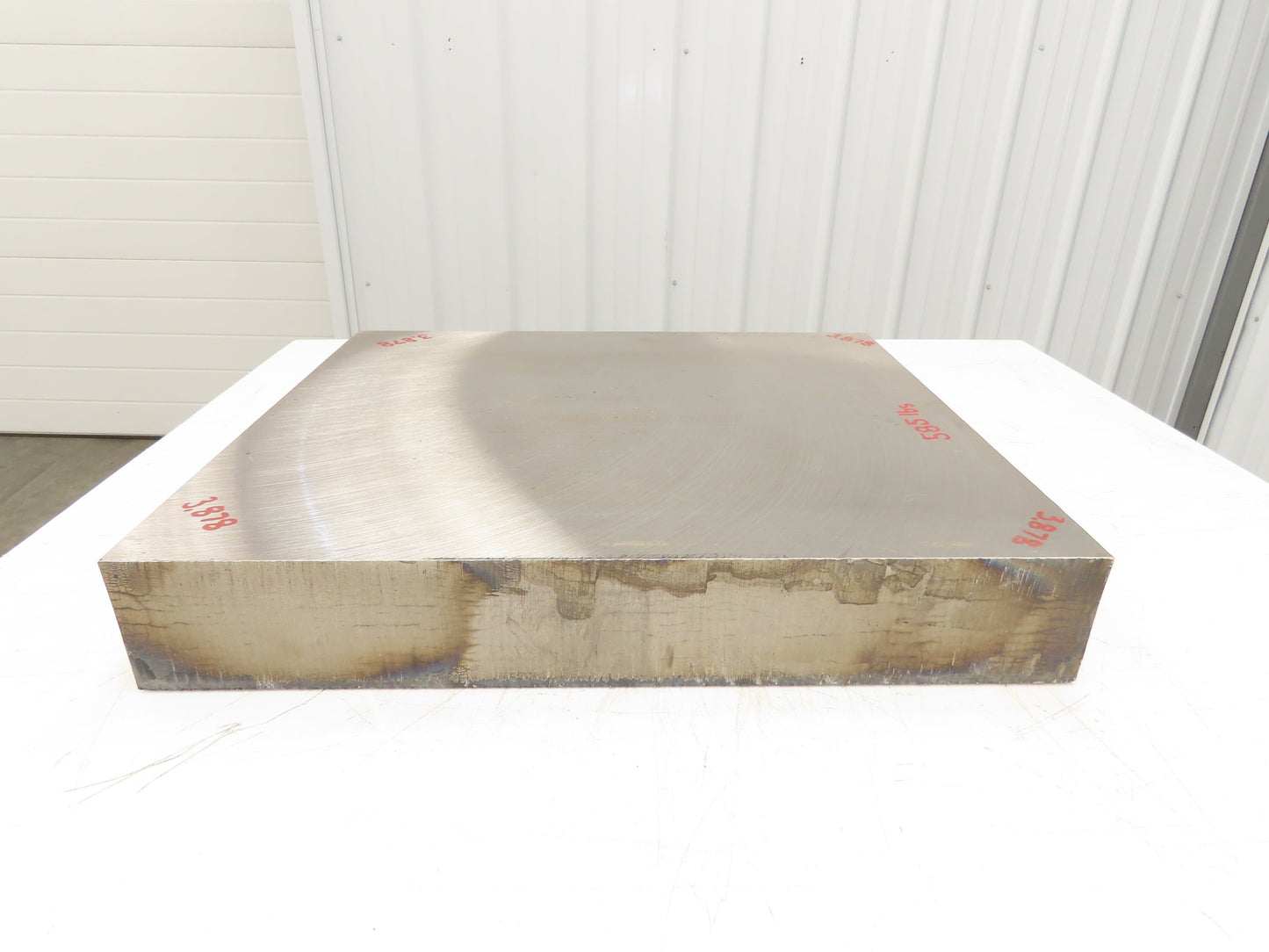 Mild Carbon Steel Flat Ground Stock 3-7/8" x 21-5/8" x 24-3/4"  580Lbs