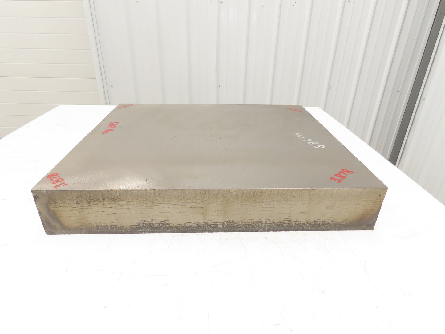 Mild Carbon Steel Flat Ground Stock 3-7/8" x 21-5/8" x 24-3/4"  580Lbs