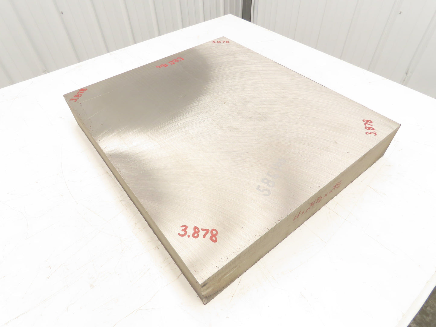 Mild Carbon Steel Flat Ground Stock 3-7/8" x 21-5/8" x 24-3/4"  580Lbs