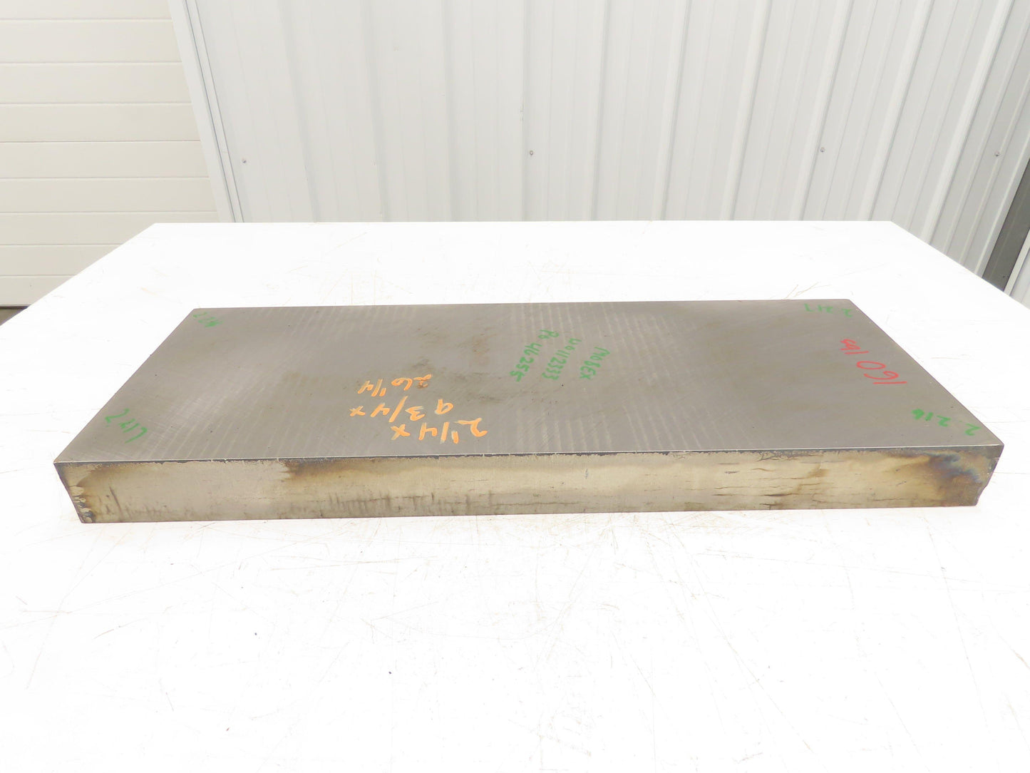 Mild Carbon Steel Flat Ground Stock 2.21" x 9-3/4" x 26-1/4"  160Lbs