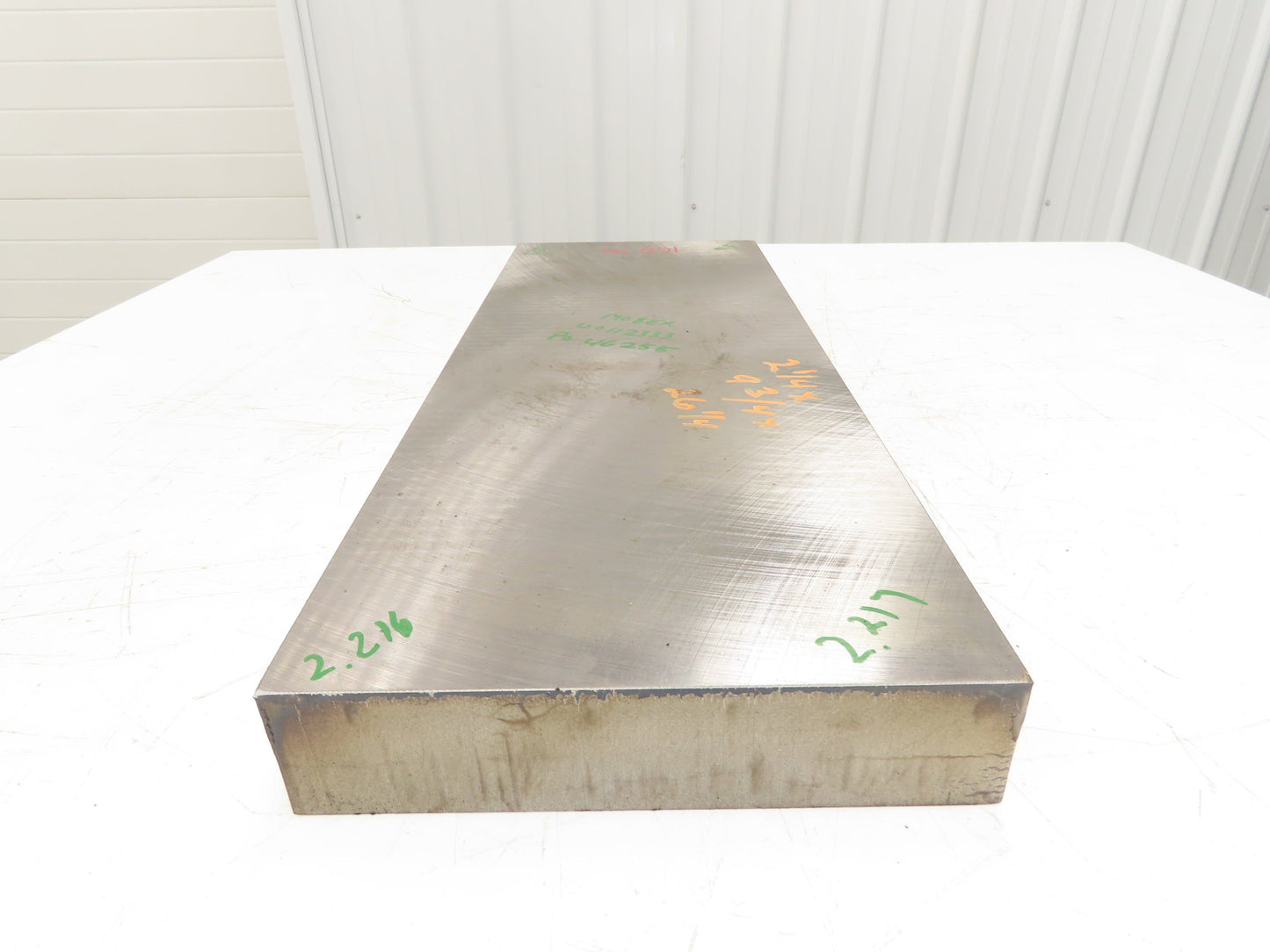 Mild Carbon Steel Flat Ground Stock 2.21" x 9-3/4" x 26-1/4"  160Lbs