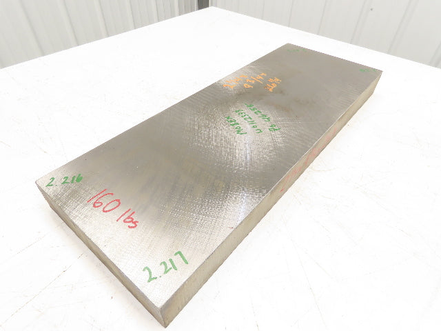 Mild Carbon Steel Flat Ground Stock 2.21" x 9-3/4" x 26-1/4"  160Lbs