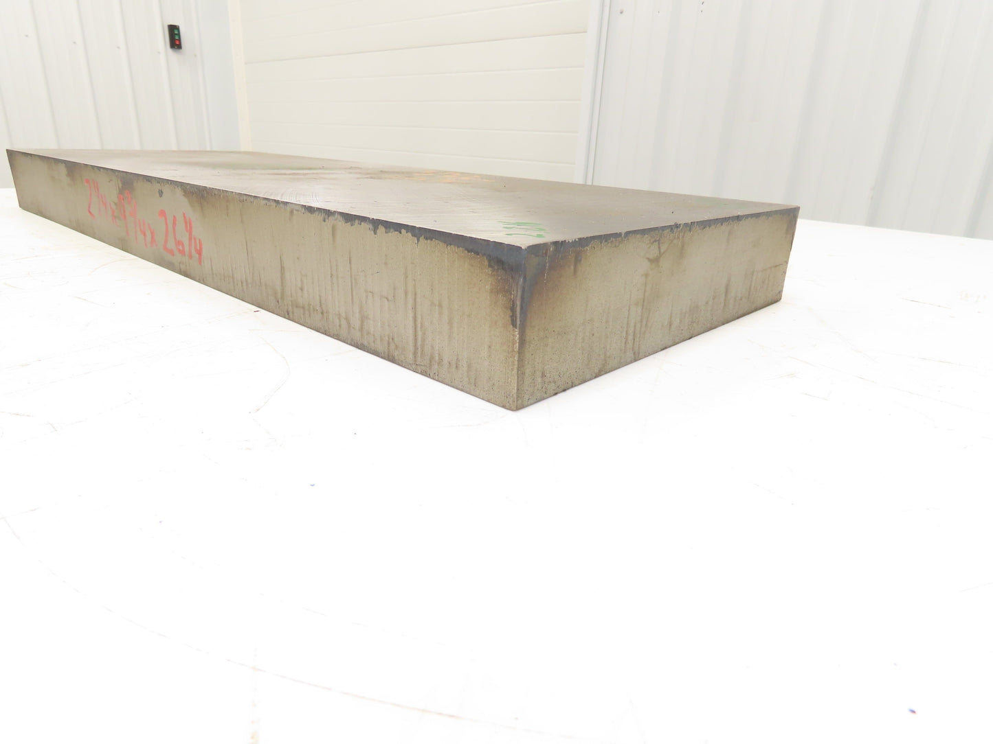 Mild Carbon Steel Flat Ground Stock 2.21" x 9-3/4" x 26-1/4"  160Lbs