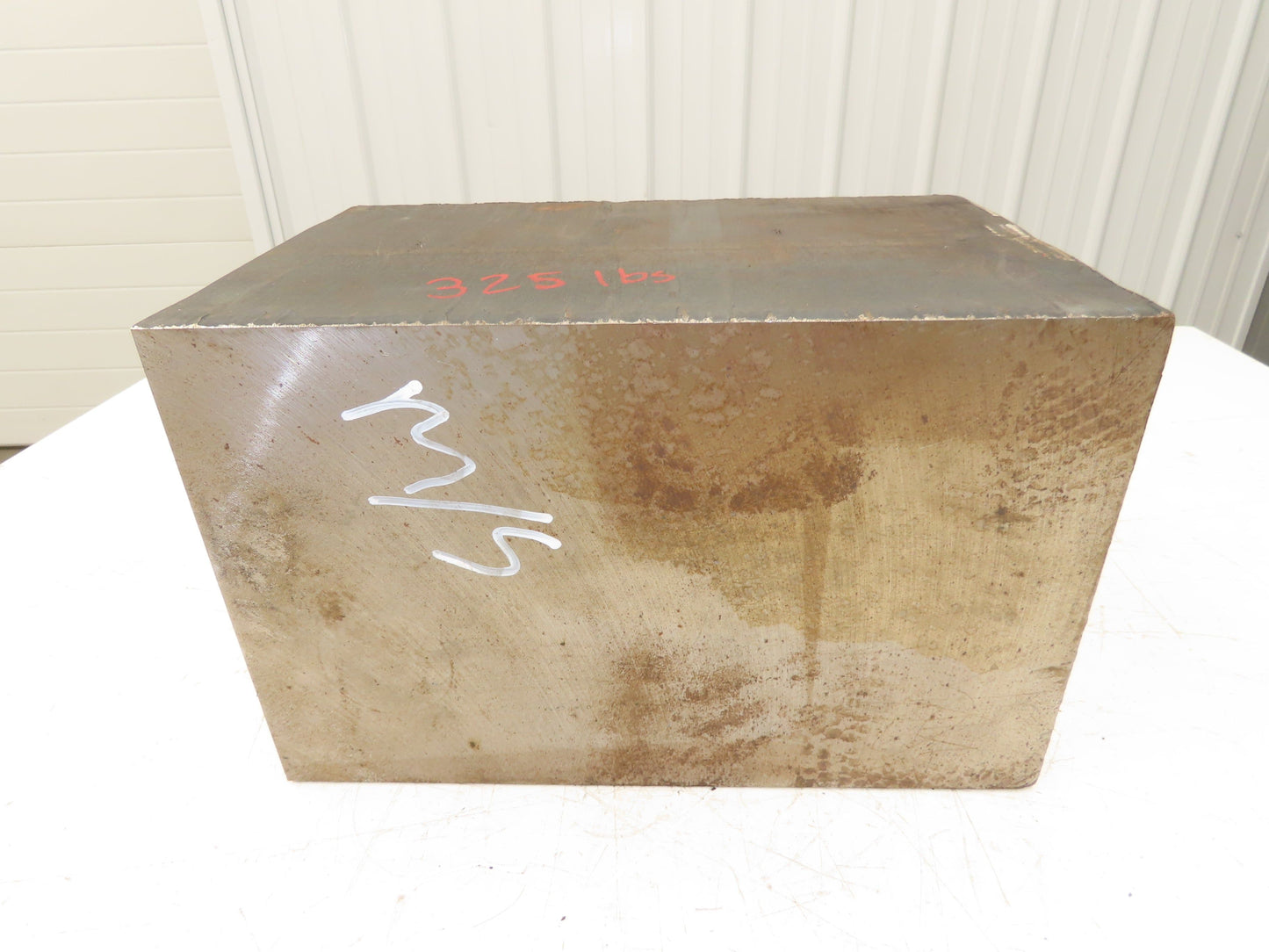 Mild Carbon Steel Flat Ground Stock 9" Thick x 9-1/8" x 14" Block 325Lbs