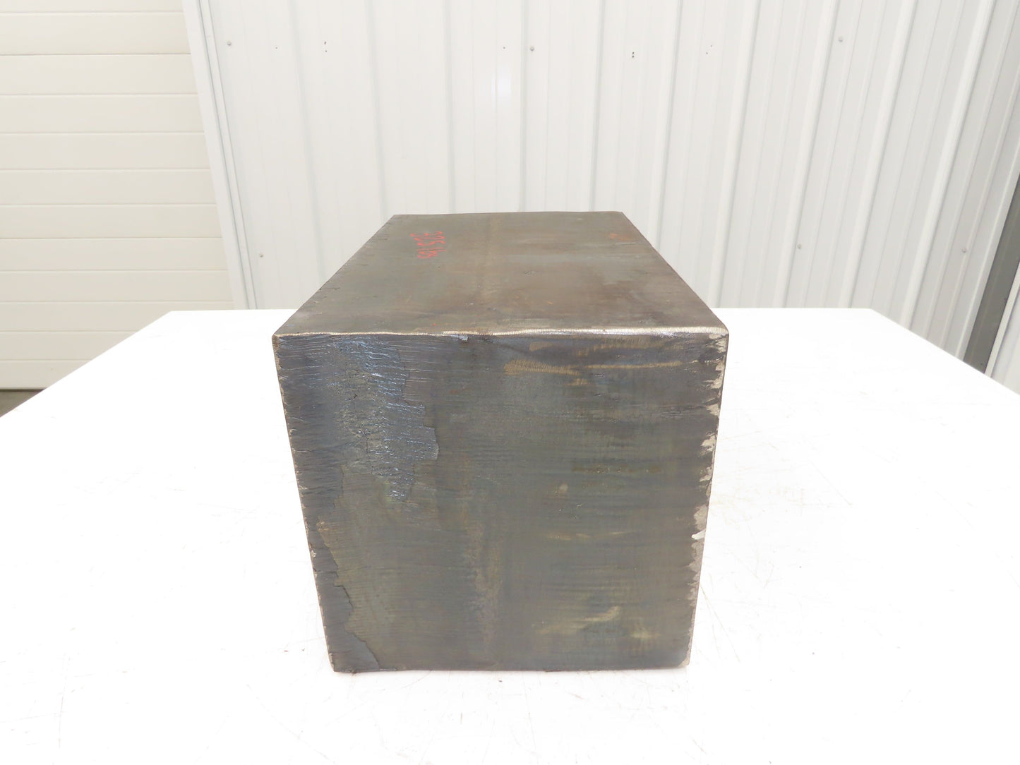 Mild Carbon Steel Flat Ground Stock 9" Thick x 9-1/8" x 14" Block 325Lbs
