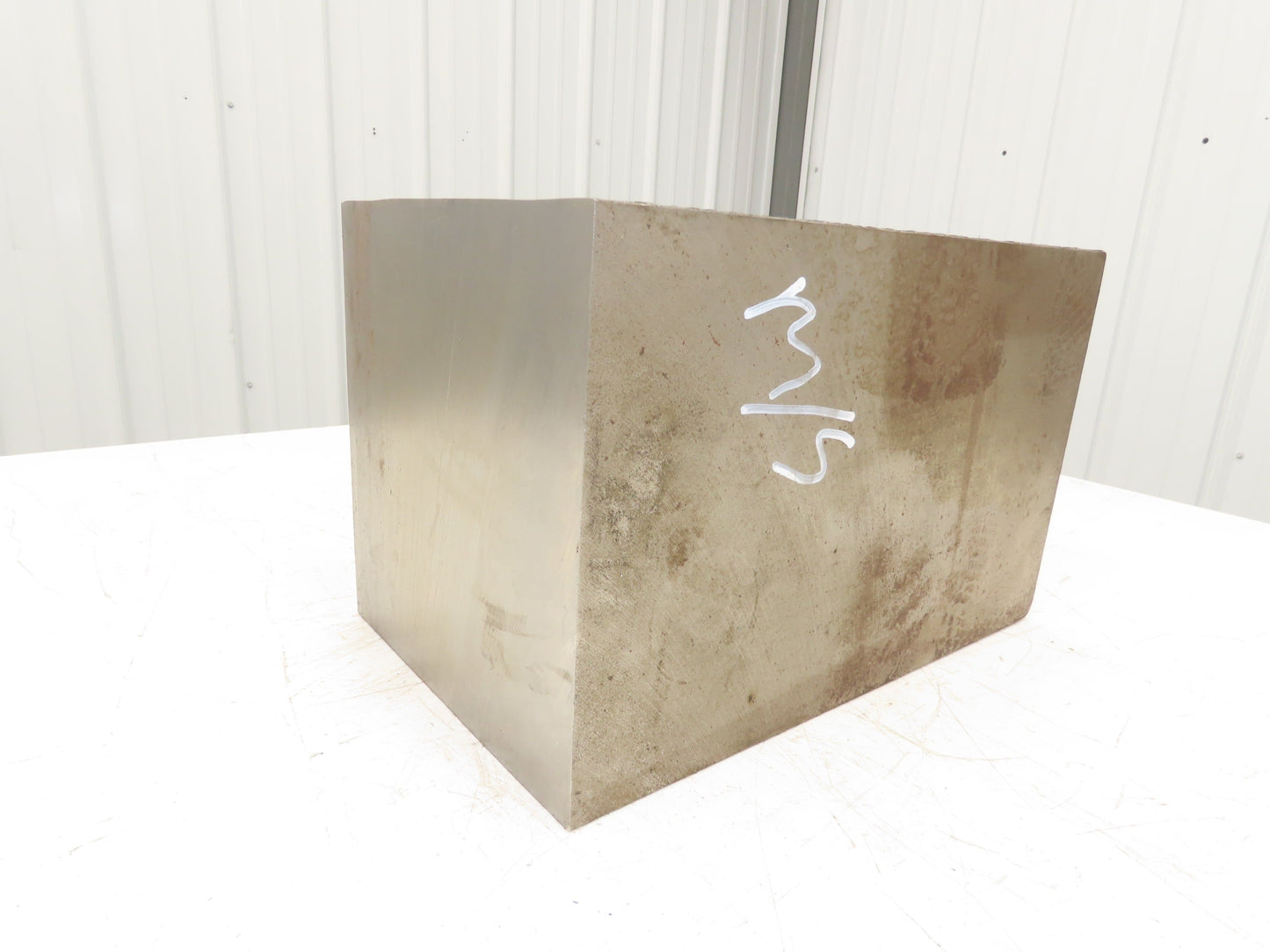 Mild Carbon Steel Flat Ground Stock 9" Thick x 9-1/8" x 14" Block 325Lbs