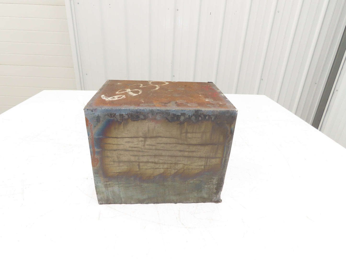 Mild Carbon Steel Flat Stock 7-5/8" x 8-1/4" x 10-1/4"  Mixed Lot of 2 Blocks